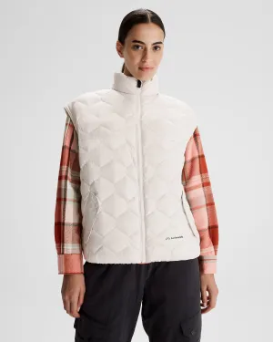 Women's Any Time Down Short Vest - Shroom