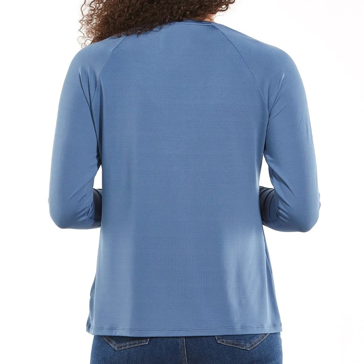 Women's Bosun V-Neck Long Sleeve Tee | Lake Water