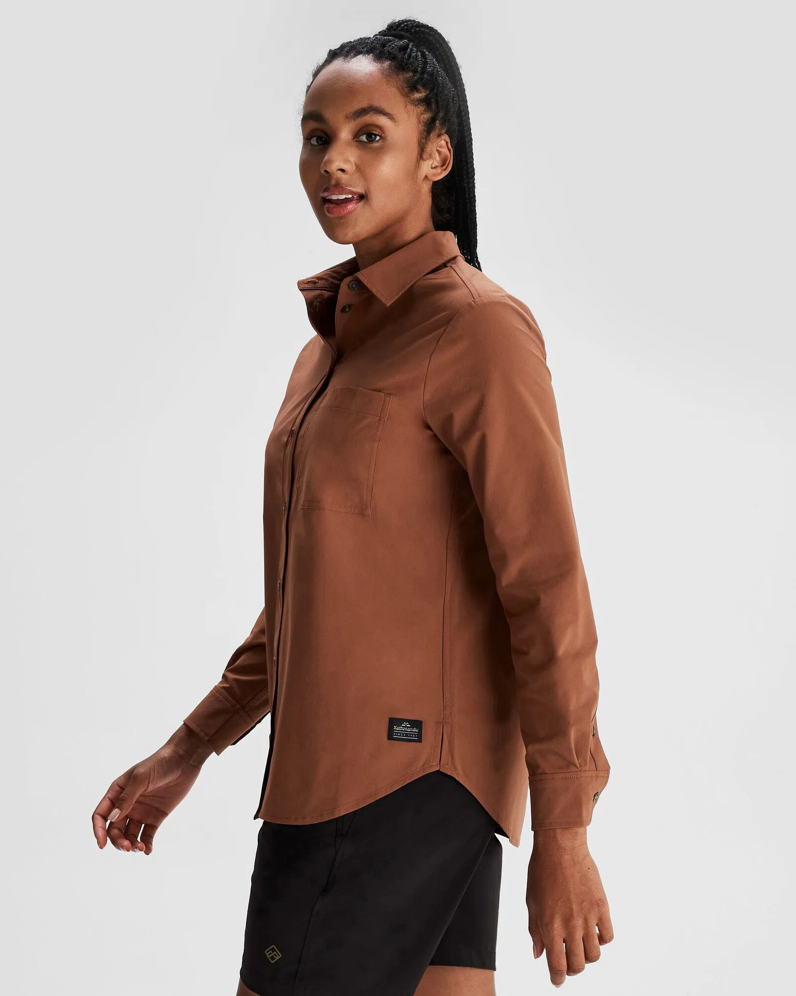 Women's Corsair Long Sleeve Shirt - Woodsy