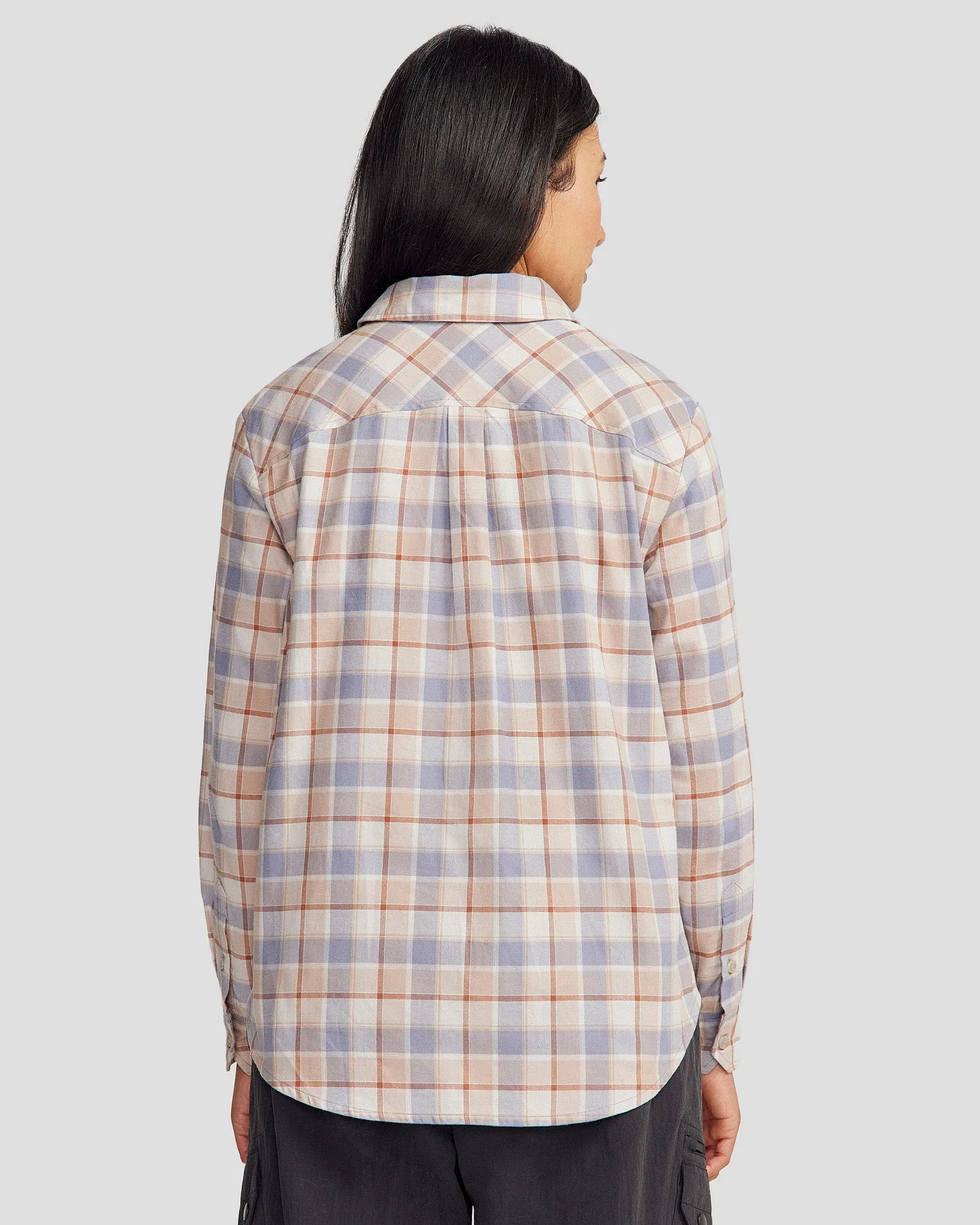 Women's Fyfe Flannel Shirt - Haze Plaid