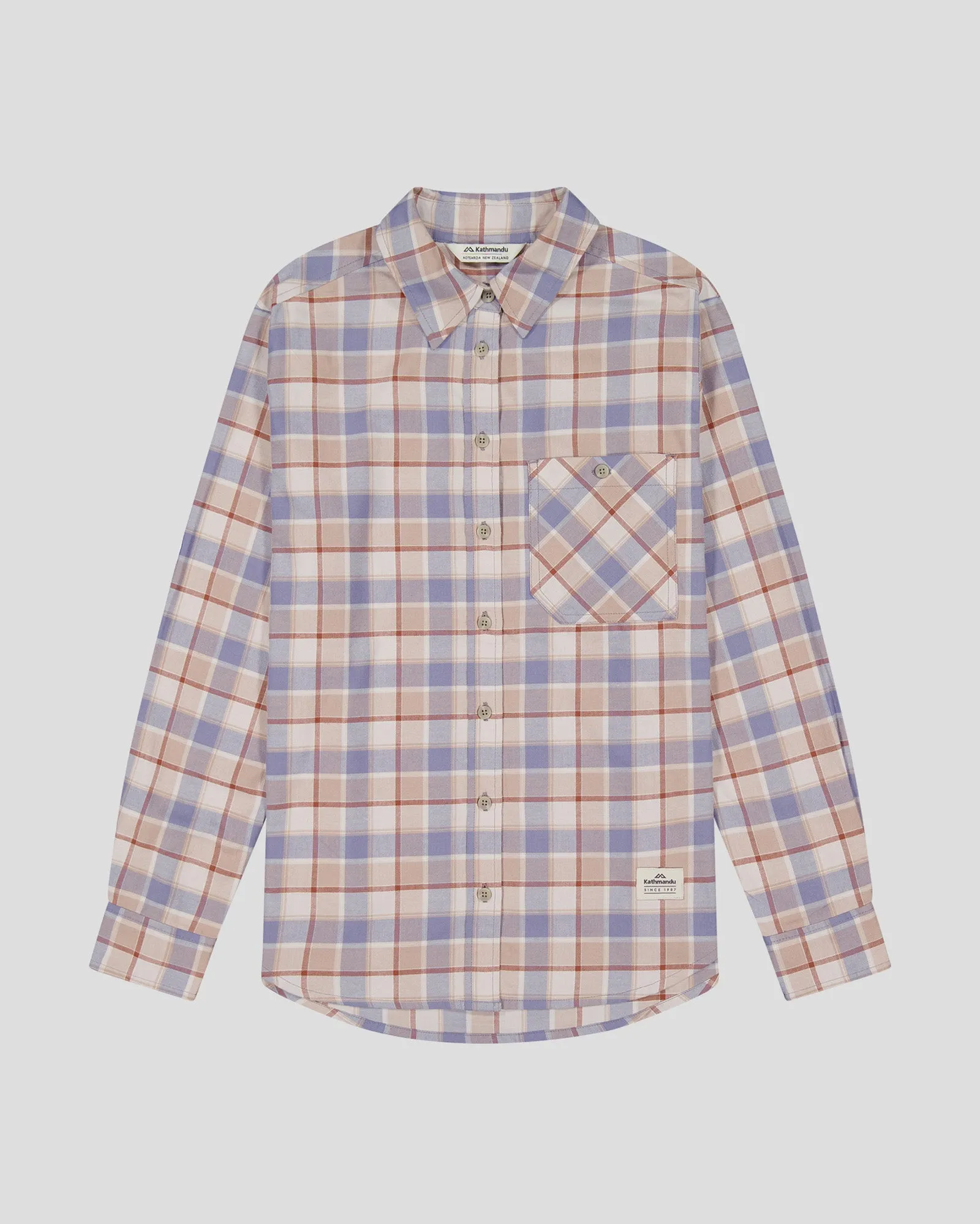 Women's Fyfe Flannel Shirt - Haze Plaid