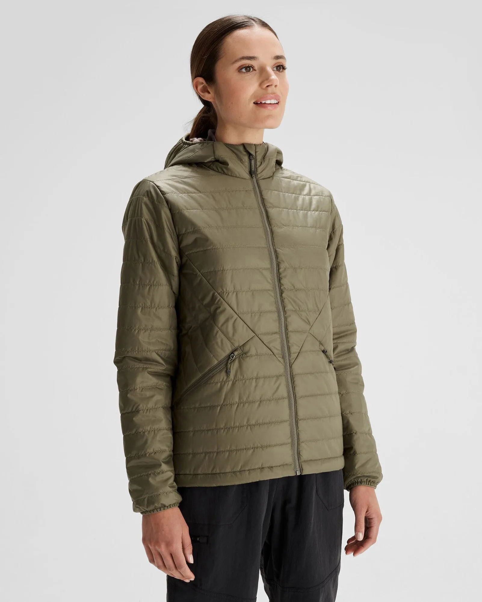 Women's Heli R Insulated Hooded Jacket - Beech