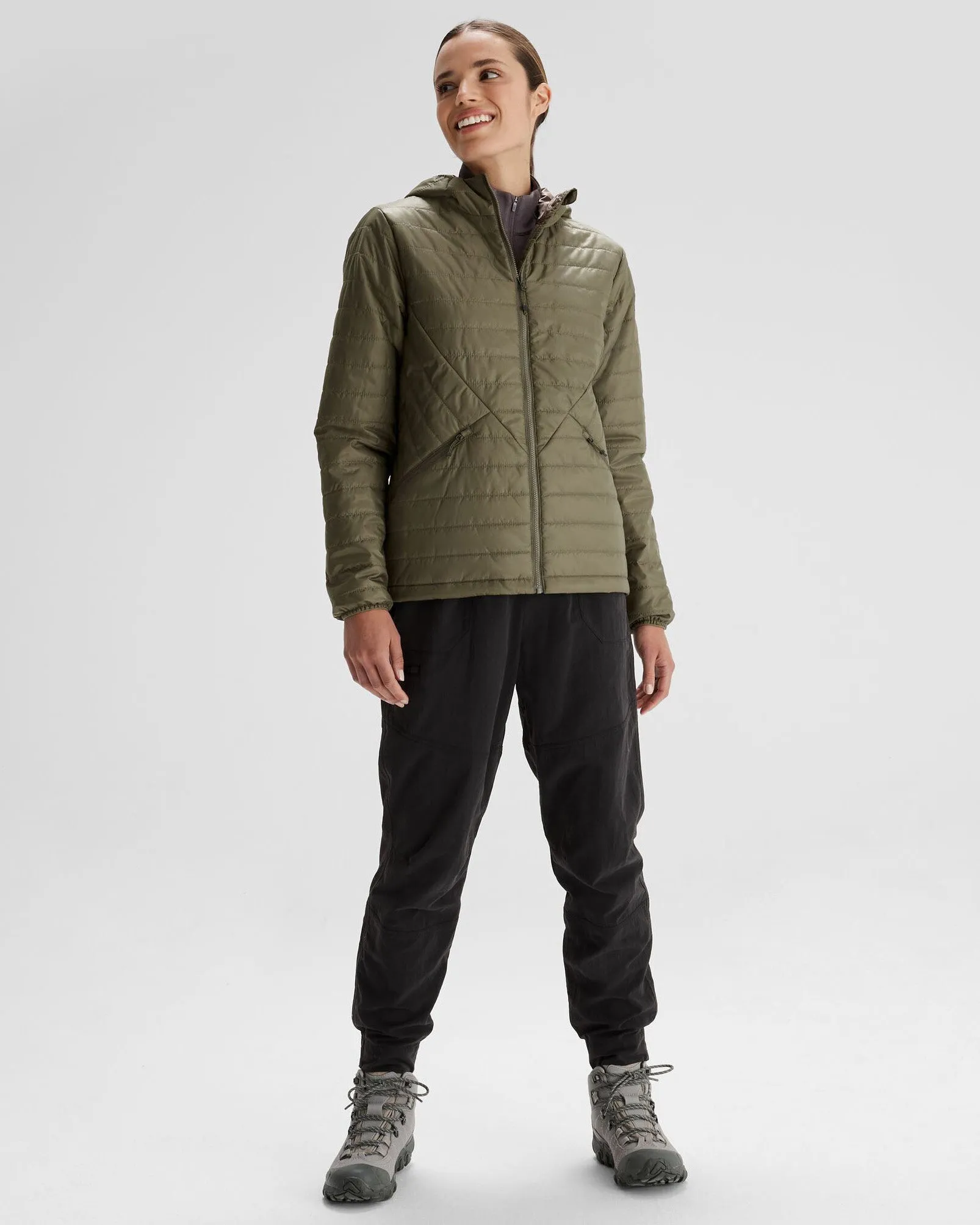Women's Heli R Insulated Hooded Jacket - Beech