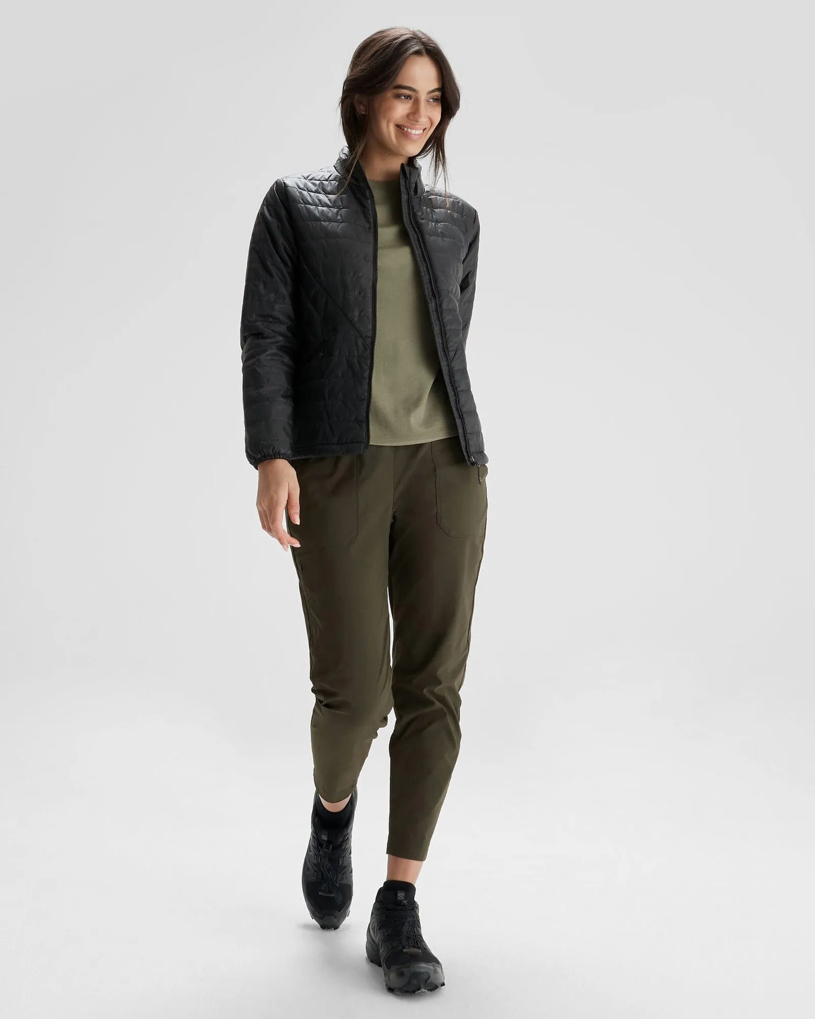 Women's Heli R Insulated Jacket - Black Stingray