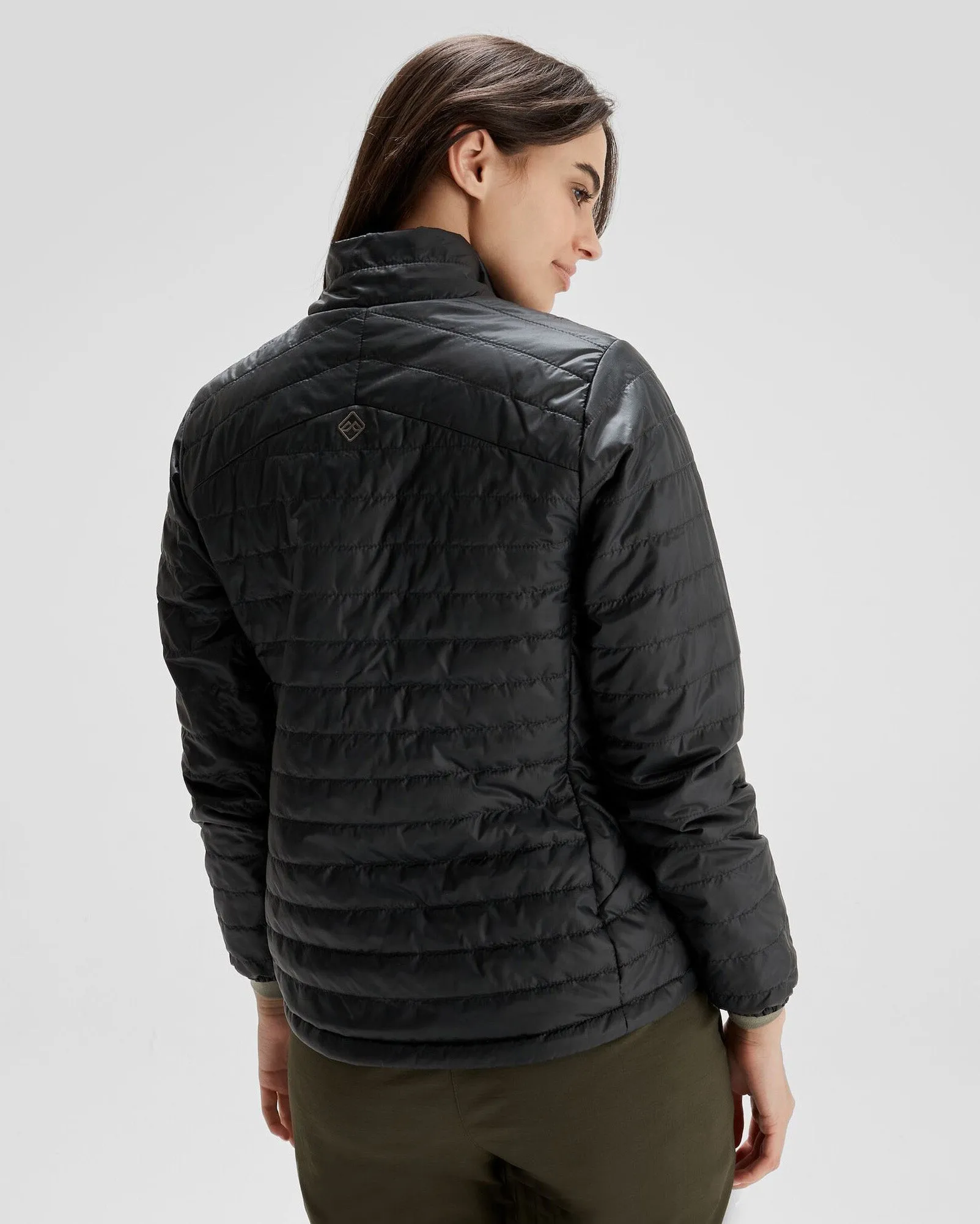 Women's Heli R Insulated Jacket - Black Stingray