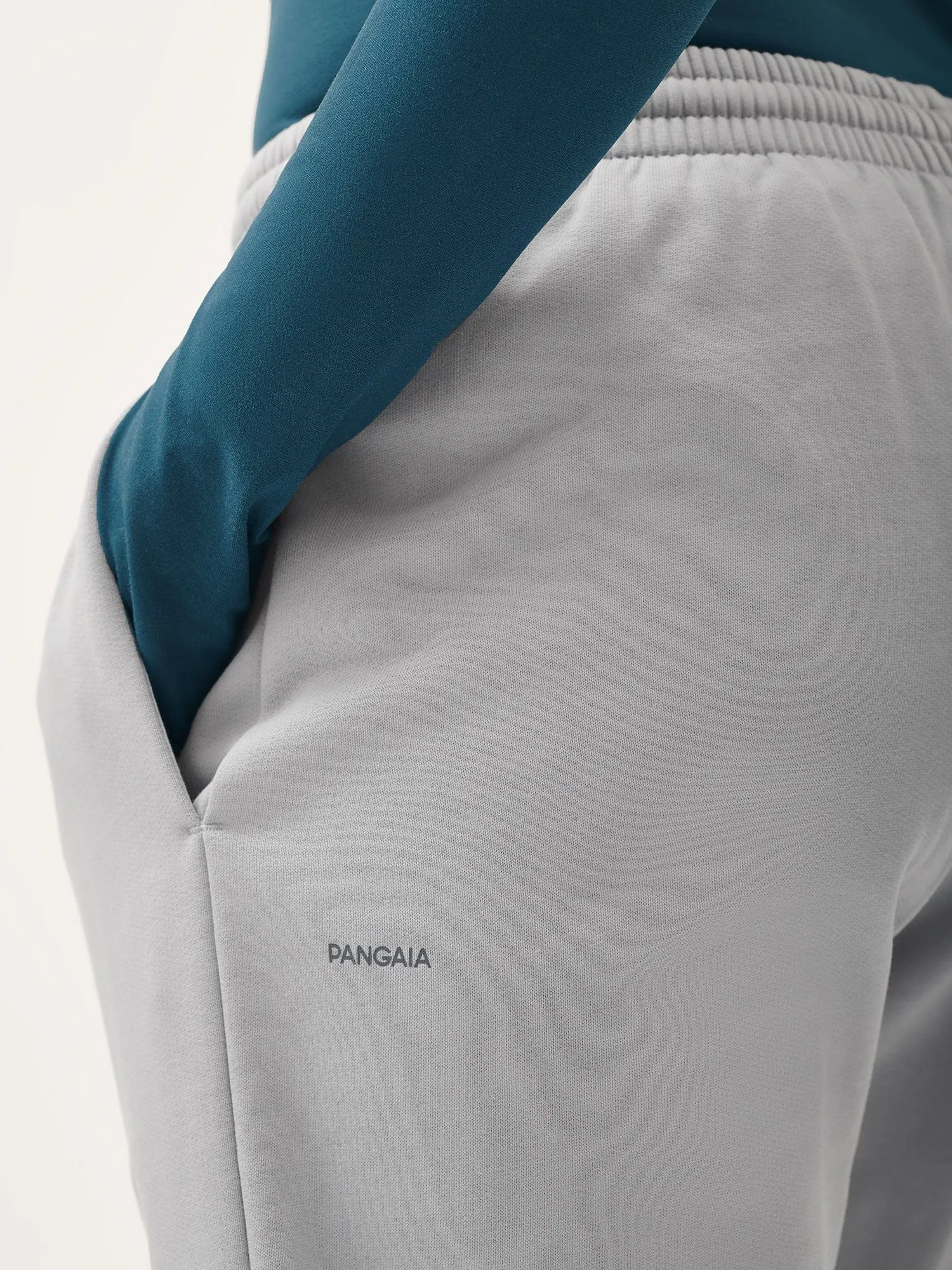 Womens Natural Dye Track Pants—midnight fog grey