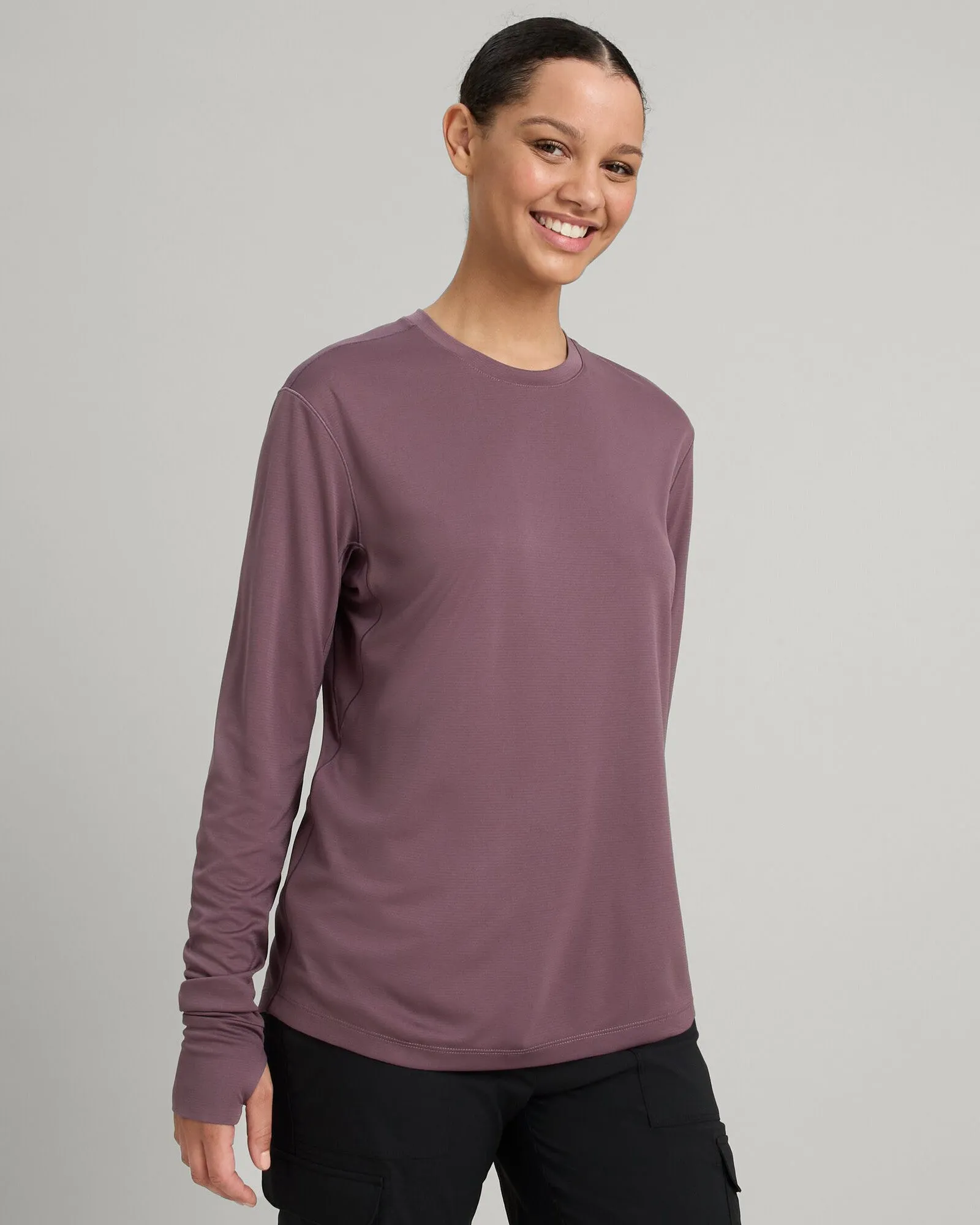 Women's SUN-Stopper Long Sleeve Top - Storm Cloud