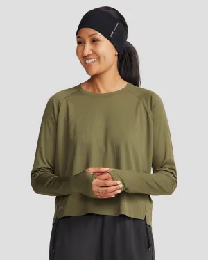 Women's SUN-Stopper LT Long Sleeve Top - Light Moss