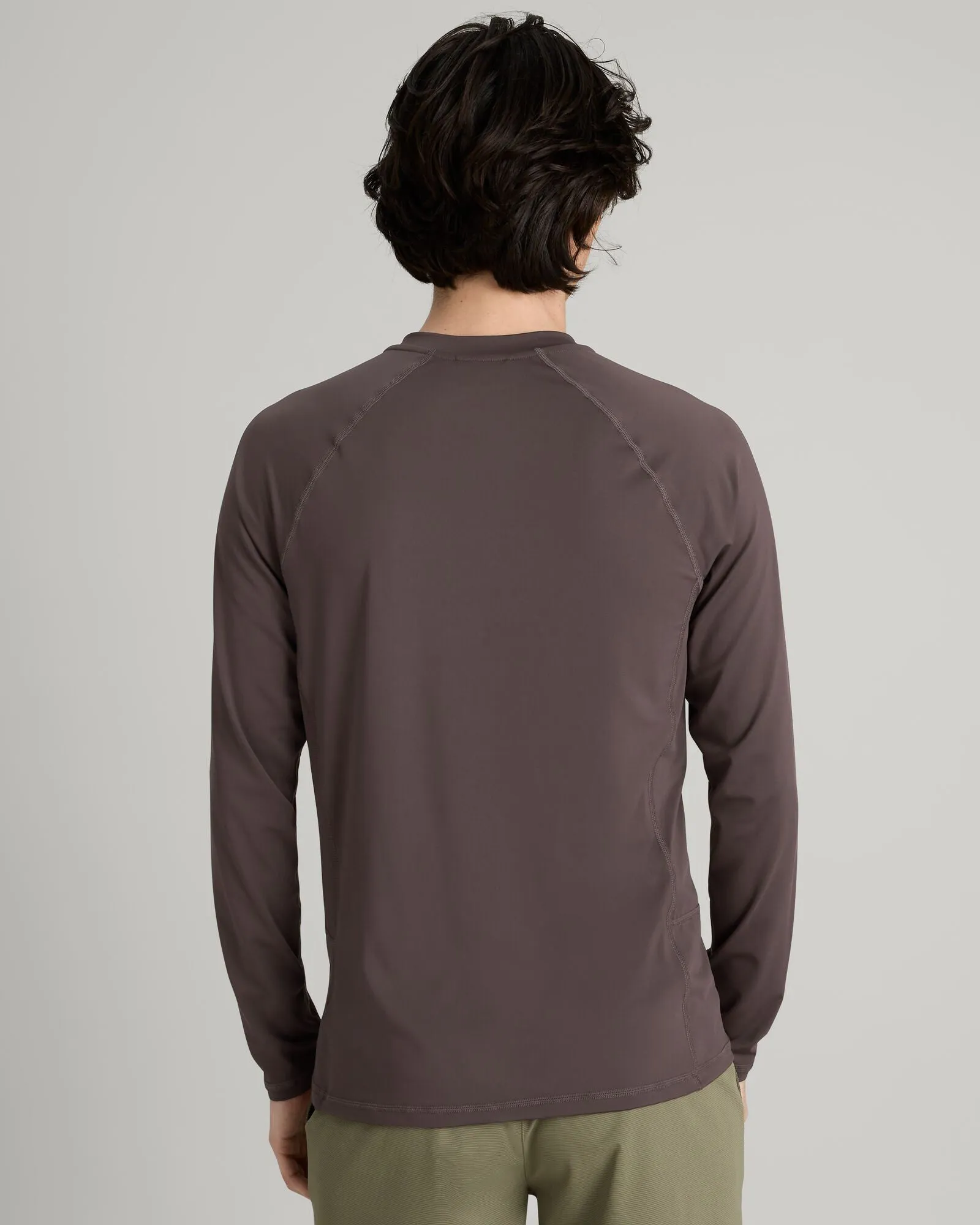 WTR-Seeker Men's Splash Long Sleeve Top - Dark Quartz