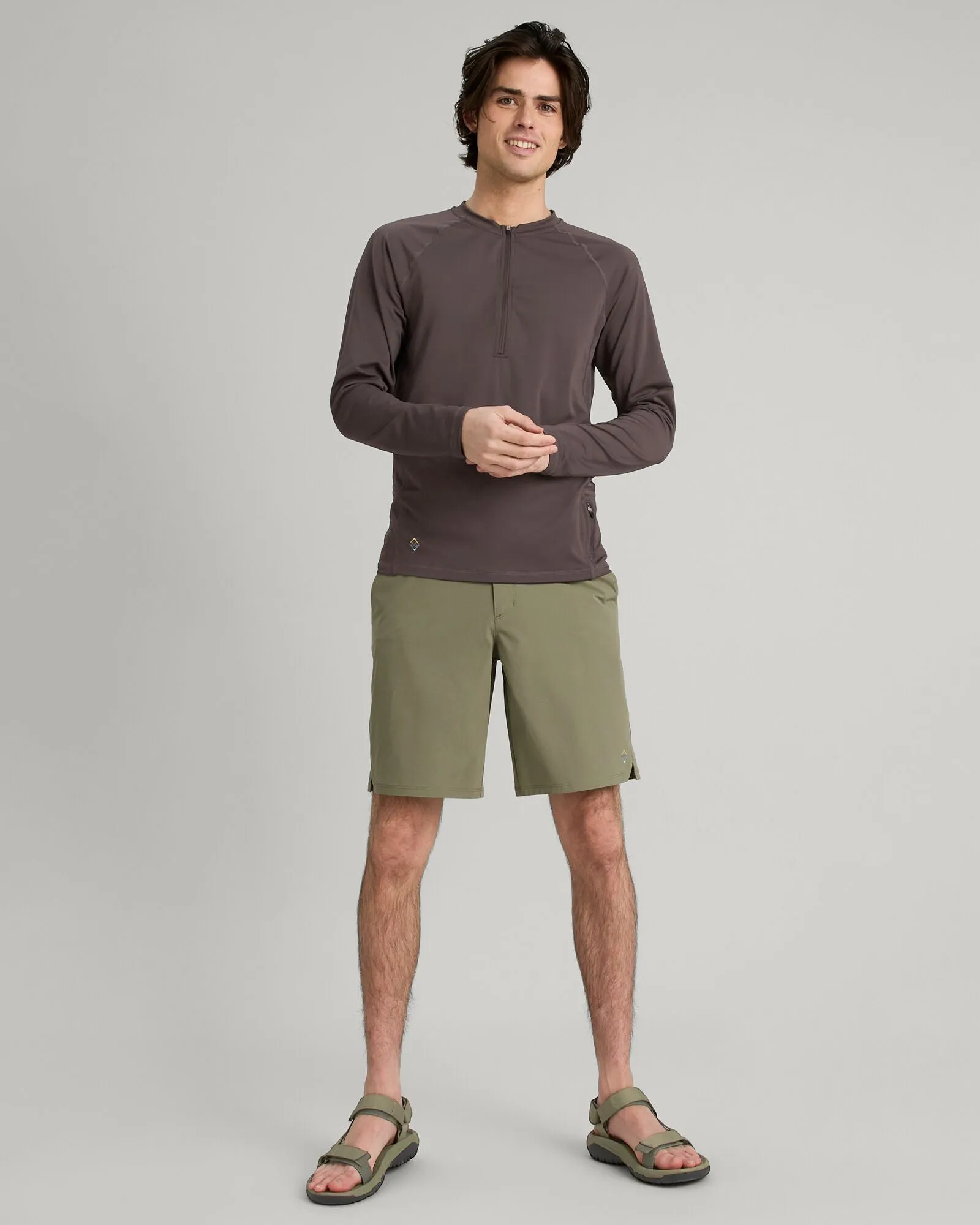 WTR-Seeker Men's Splash Long Sleeve Top - Dark Quartz