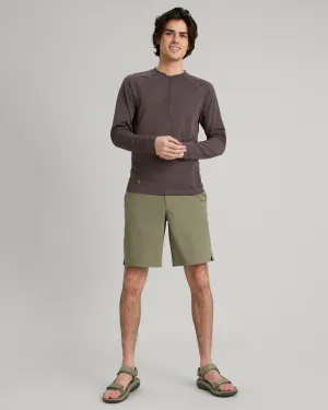 WTR-Seeker Men's Splash Long Sleeve Top - Dark Quartz