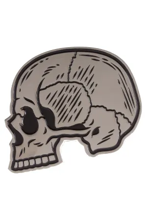 XL Skull Profile Enamel Pin