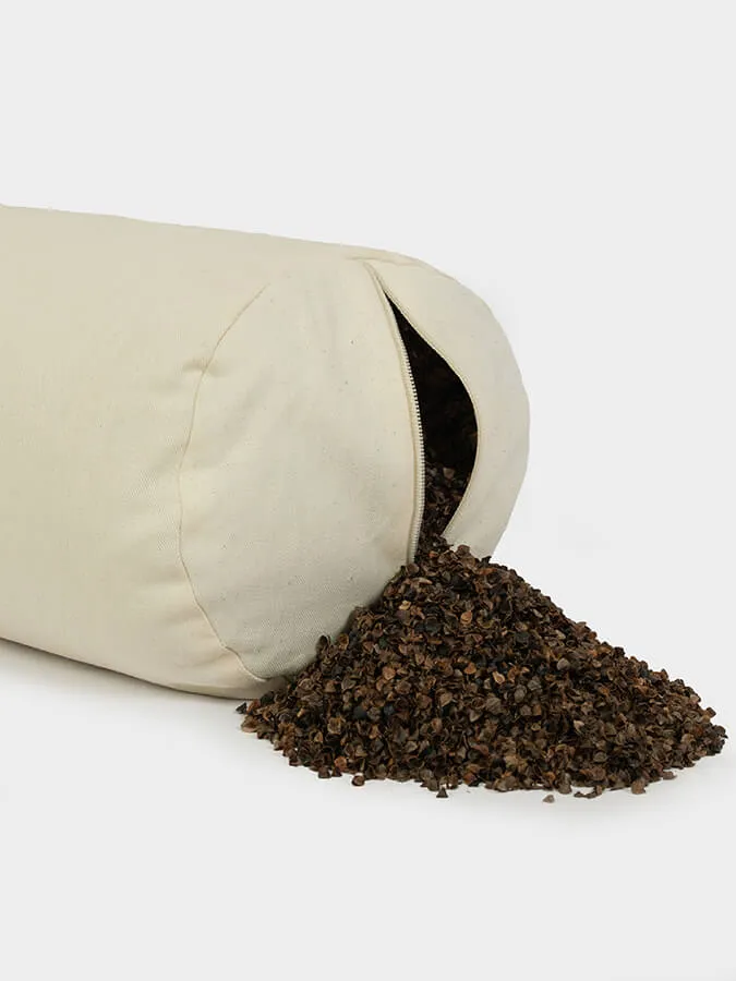 Yoga Stops Traffick Organic Buckwheat Meditation Bolster Cushion