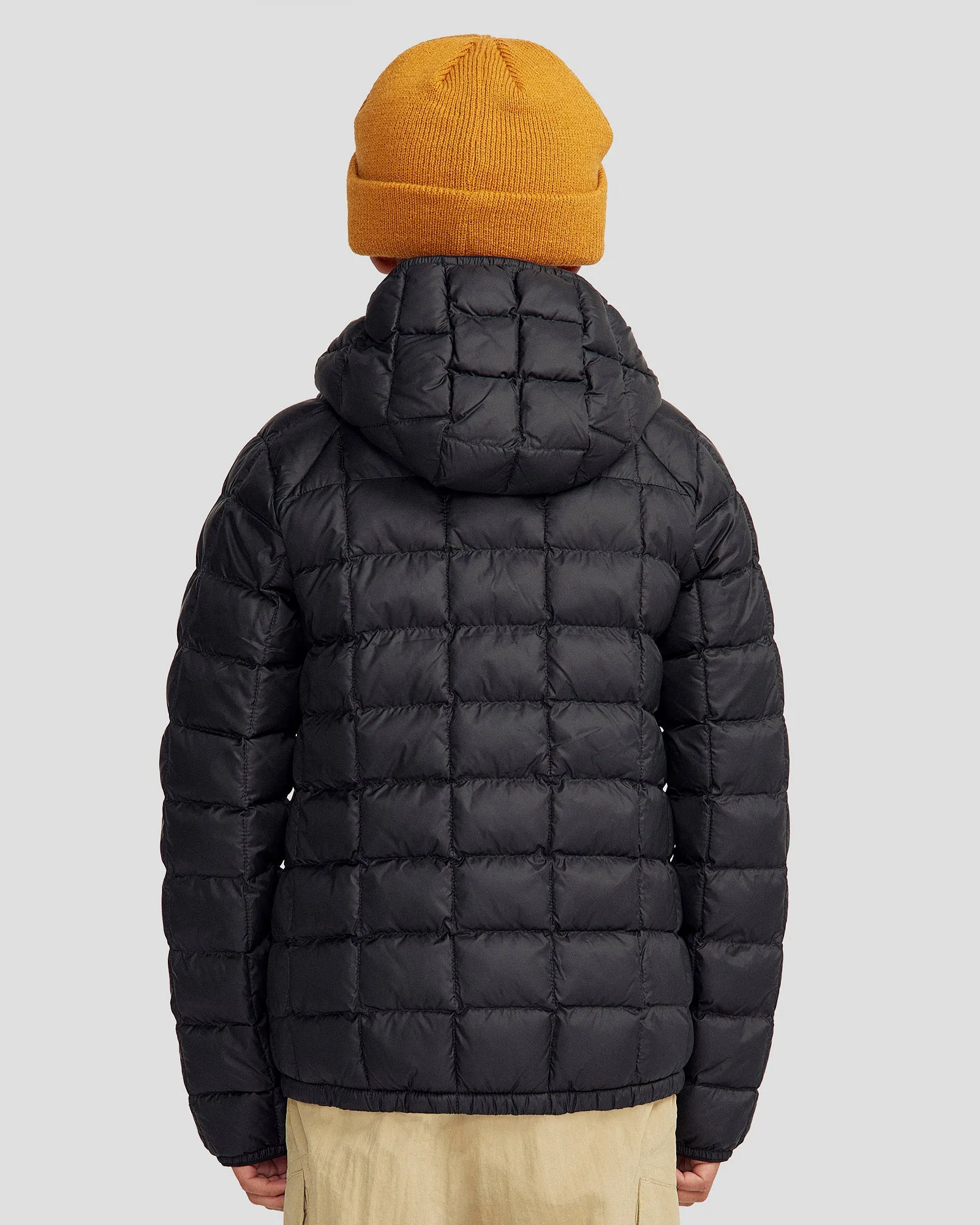 Youth Heli Insulated Hooded Jacket - Black Stingray