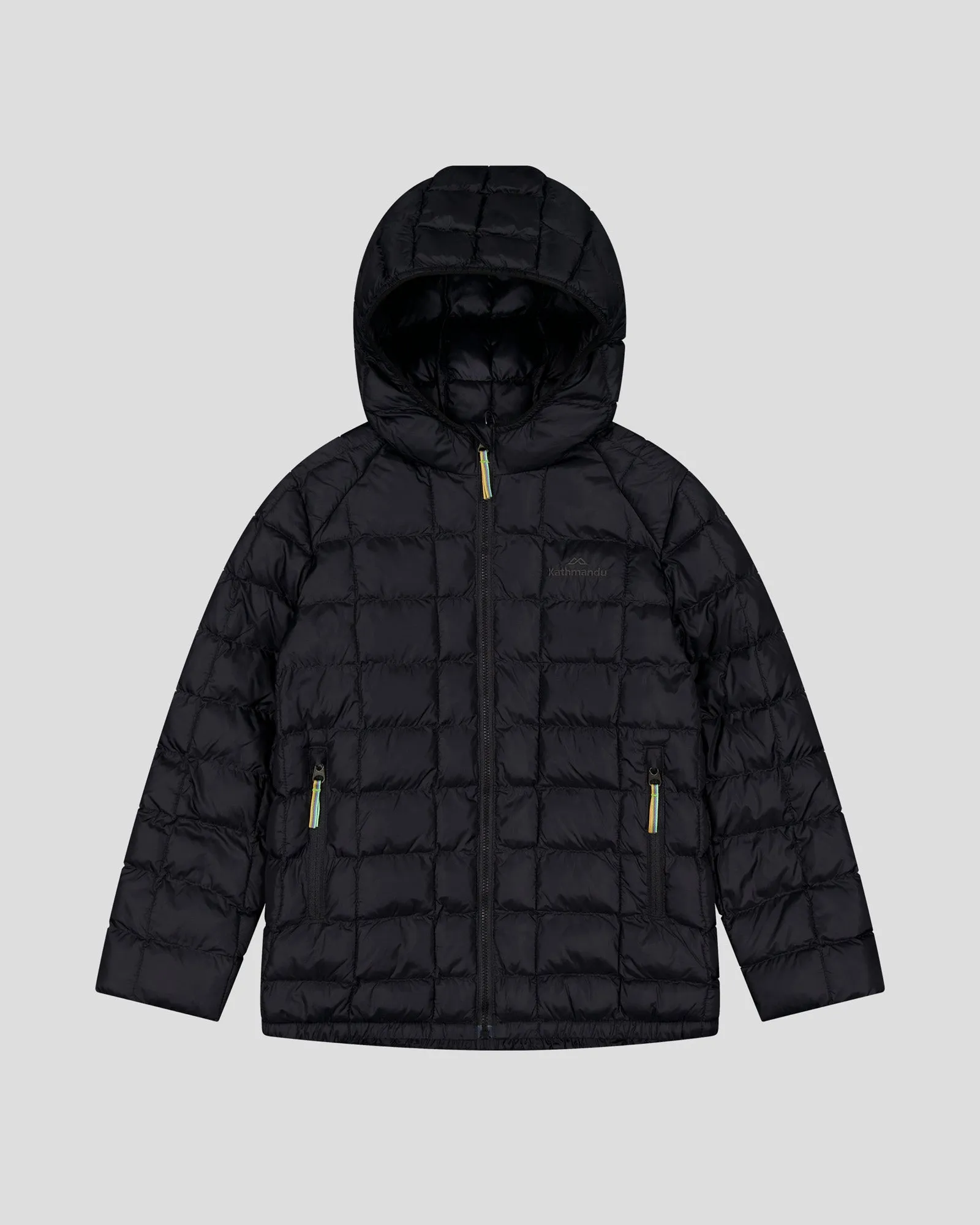 Youth Heli Insulated Hooded Jacket - Black Stingray