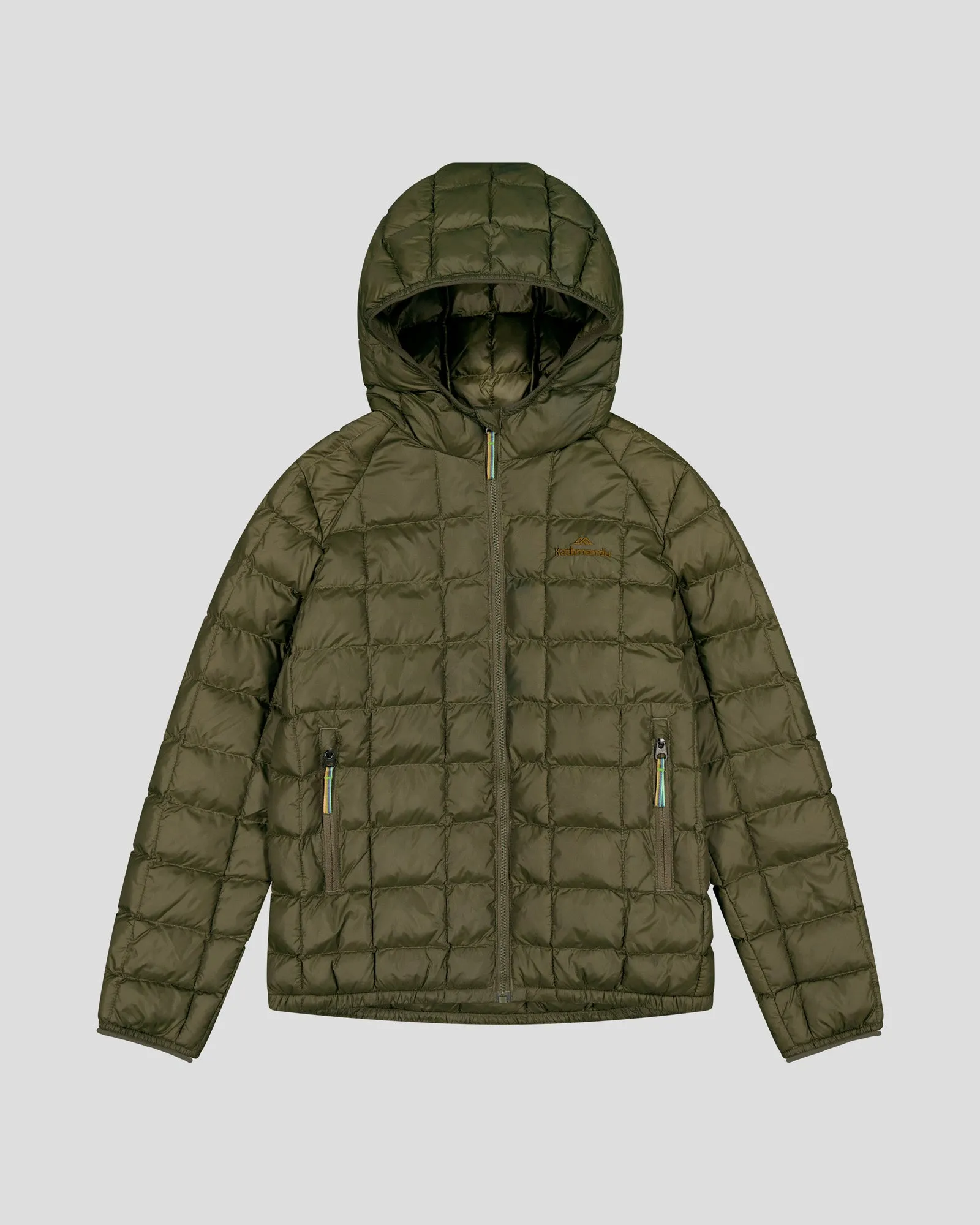 Youth Heli Insulated Hooded Jacket - Light Moss